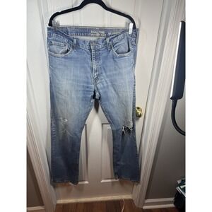 Levi Signature Men's Distressed Jeans 38x34 S51 Straight Fit